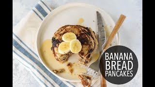 Gluten Free Banana Bread Pancakes [upl. by Akoyn920]