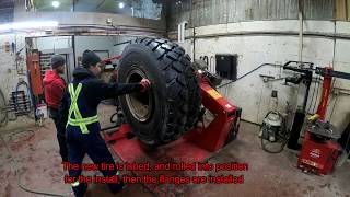 New Loader Tires are going on [upl. by Nanyk651]