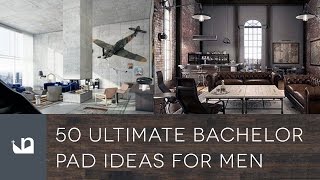 50 Ultimate Bachelor Pad Ideas For Men [upl. by Aikas43]