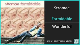 Stromae  Formidable Lyrics English Translation  Dual Lyrics English and French  Subtitles Lyrics [upl. by Augusto]