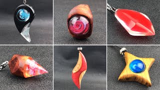 Resin art Amazing 6 styles of pendant jewelry Essence compilation 5 S85 [upl. by Deck]