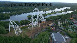 Hyperia Thorpe Park  The UKs Tallest and Fastest Rollercoaster [upl. by Nalad]