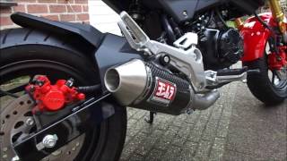 Honda MSX Grom 2017 Yoshimura vs Honda VFR Sebring sound comparison [upl. by Wrdna]