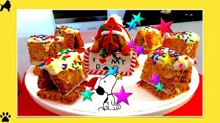 CHRISTMAS PEANUTS MINI SNOOPY DOG HOUSE XMAS GINGERBREAD HOUSE  DIY Dog Food by Cooking For Dogs [upl. by Kuehnel431]