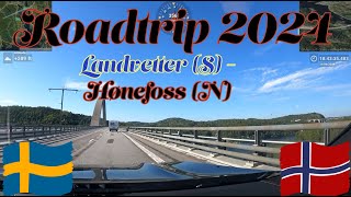 Roadtrip 2024 part 4 Landvetter S  Hønefoss N [upl. by Airad554]