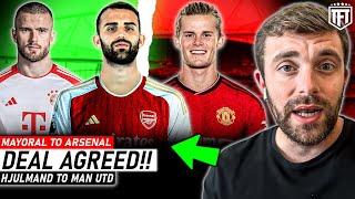 Morten Hjulmand to Man Utd🚨Eric Dier DONE DEAL✍️ Borja Mayoral to Arsenal BID✅ Fabrizio Romano [upl. by Oleta]