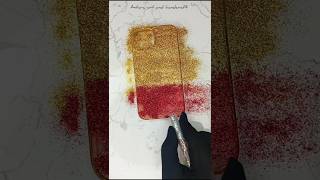 DIY old phone cover decoration ideas with glitter 😍❤️phonecaseshortsantaraartandhandcraft [upl. by Fiden15]