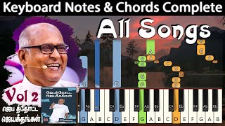 Jebathotta Jeyageethangal All Songs Keyboard Notes amp Chords  Berchmans tamilchristiansongs [upl. by Wrigley752]