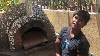 DIY pizza oven build Cebu City How to build your own wood fired pizza oven in your backyard [upl. by Danforth]