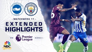 Brighton v Manchester City  PREMIER LEAGUE HIGHLIGHTS  1192024  NBC Sports [upl. by Ayimat]