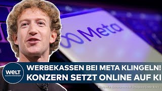 META Werbeeinnahmen beim FacebookKonzern steigen deutlich dank Einsatz von künstlicher Intelligenz [upl. by Lunetta]