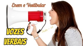 VOZES VERBAIS  AULA 01 [upl. by Anihcak]