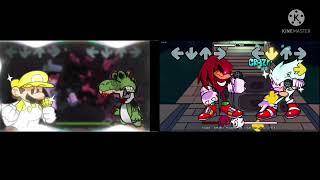 fnf Deathmatch Mario Vs Sonic Comparacion [upl. by Trocki819]