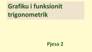 Grafiku i funksionit trigonometrik  Pjesa 2 Klasa virtuale [upl. by Bonucci]