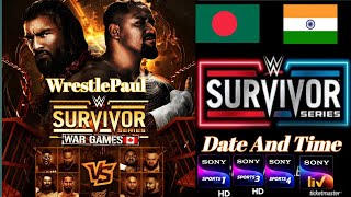 Wwe Survivor Series 2024 Date And Time How To Live Survivor Series 2024 [upl. by Tigram]