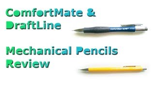 ComfortMate amp DraftLine Mechanical Pencils Review [upl. by Eliathan904]