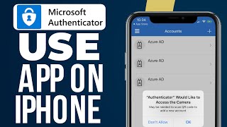 How To Use Microsoft Authenticator App On iPhone 2024 New Update [upl. by Lias]