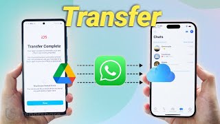 ↔️Transfer WhatsApp from Android to New iPhone 15↔️ [upl. by Erdnael826]