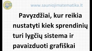 Lygčių sistemos su dviem kintamaisiais pavyzdžiai  Lygčių sistemos [upl. by Eilime]