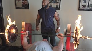 Burning Bench Press with Scot Mendelson amp CT Fletcher [upl. by Neelyahs59]