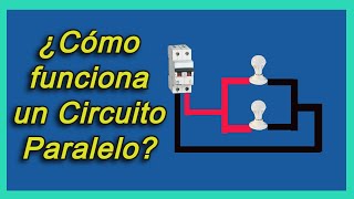 Como funciona un Circuito Paralelo de 2 focos accionado por un Interruptor Paso a Paso [upl. by Malka]