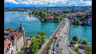 KONSTANZ GERMANY WALKING TOUR  4K60FPS [upl. by Filipe291]