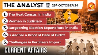 Current Affairs Today The Analyst 29 October 2024  Newspaper Analysis  Vajiram And Ravi [upl. by Lilly]