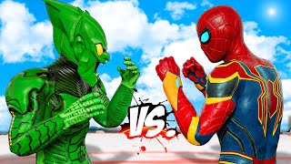 GREEN GOBLIN VS IRON SPIDER  EPIC SUPERHEROES WAR [upl. by Crespo]