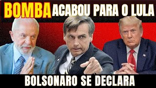 BOMBA LULA PREOCUPADO E DISCURSO HISTÓRICO TRUMP TEM DESESPERADO VAI MUDAR TUDO BOLSONARO VOLTA [upl. by Loftis]