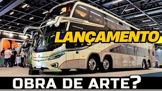 O ÔNIBUS MAIS ESPERADO DO BRASIL NOVO BUSSCAR NB1 PANORÂMICO DD EM TODOS OS DETALHES [upl. by Gievlos]