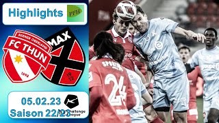 Highlights FC Thun vs Neuchatel Xamax FCS 05022023 [upl. by Lesiram]