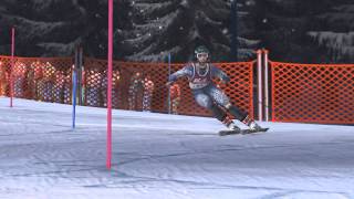 Lets play Wintergames  Ski Alpin Racing 2007  03  Slalom mit Bode Miller [upl. by Torbert117]