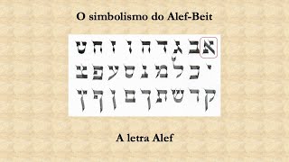 A letra Alef O simbolismo do AlefBeit [upl. by Aicertal626]