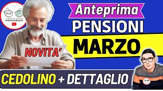 INPS⚠️ PENSIONI MARZO 2024➡ANTEPRIMA CEDOLINO NOVITà CIRCOLARE IRPEF AUMENTI NETTI IMPORTI DETTAGLIO [upl. by Rosenblatt]