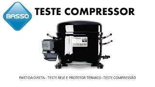 Teste de compressor e rele de geladeira [upl. by Eanram]