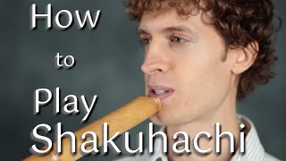 How to play shakuhachi by Josen Jon Kypros [upl. by Aaren]