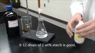 Lab8 vitamin C and iodine titration [upl. by Azilanna339]