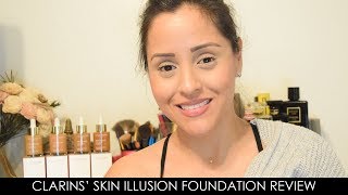 Clarins’ Skin Illusion Foundation Review [upl. by Sundstrom]