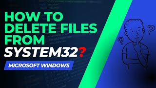 How to delete files and folders from System32 Windows 11 [upl. by Luedtke]