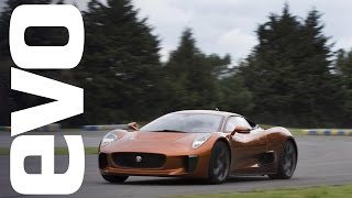 Jaguar C X75 whats it like to be a Bond villain  evo DIARIES [upl. by Enaols]