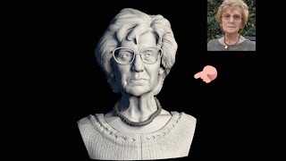 Likeness Sculpt  Head Sculpt  nomad sculpt  iPad art  how to sculpt [upl. by Tellford]