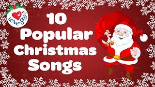 Top 10 Popular Christmas Songs and Carols Playlist 🎅 [upl. by Neggem72]