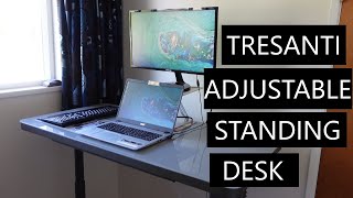 Costco Tresanti Adjustable Standing Desk Review in 2021 [upl. by Derwin833]