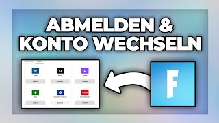 Fortnite ACCOUNT abmelden  ausloggen amp Konto wechseln PS Xbox Switch  Tutorial [upl. by Yrollam]