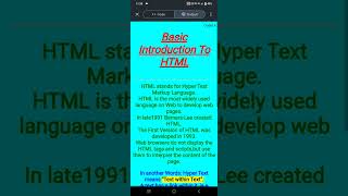 What is HTML  👈👩‍💻  trending ytshorts coding [upl. by Akerdna]