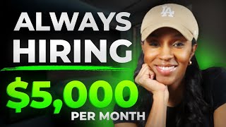 5 Best Work from Home Jobs w NO Experience 2024 [upl. by Oswin279]