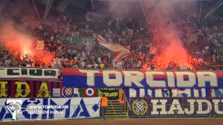 Torcida Split  Hajduk Split  NK Istra 1961 40 4 kolo MAXtv Prva Liga [upl. by Eiznek]