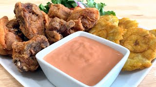 Como Hacer Mayo Ketchup Sauce  Puerto Rican Salsa Rosada Recipe 🧄 [upl. by Eirallih]