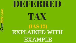 Deferred Tax IAS 12  Explained with Examples [upl. by Gen739]