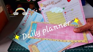 Daily planner✨✨✨diyusefulLearn with Nima [upl. by Ailicec828]